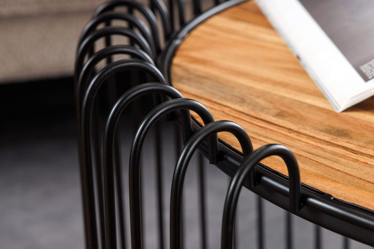 ELEMENTS barna akácfa dohányzóasztal