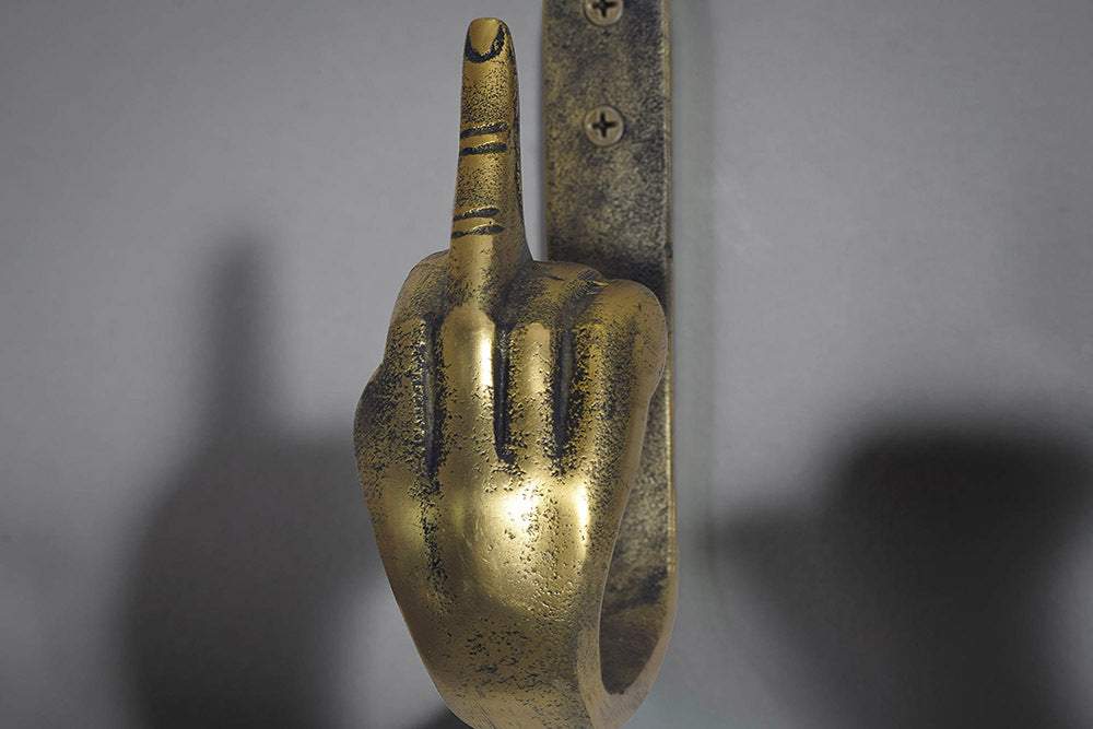 FINGERS arany alumínium akasztó