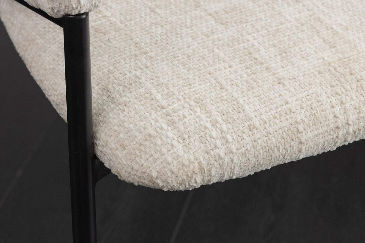 NOBLESSE bézs szövet szék