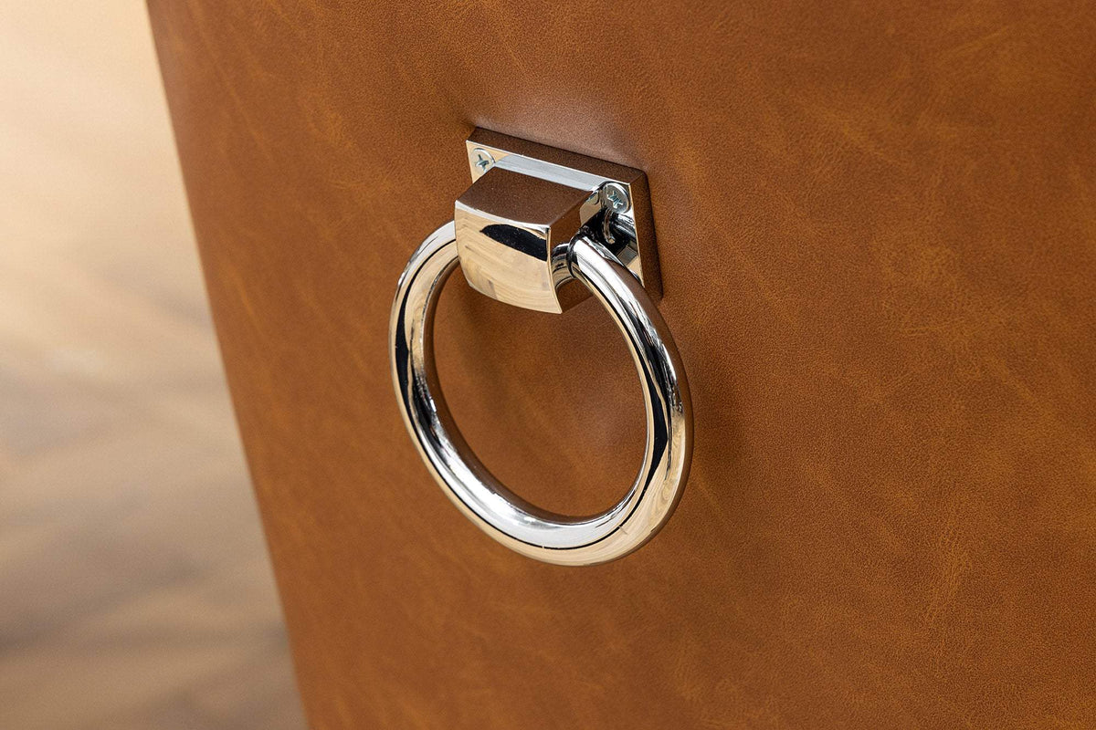 CASTLE barna műbőr szék