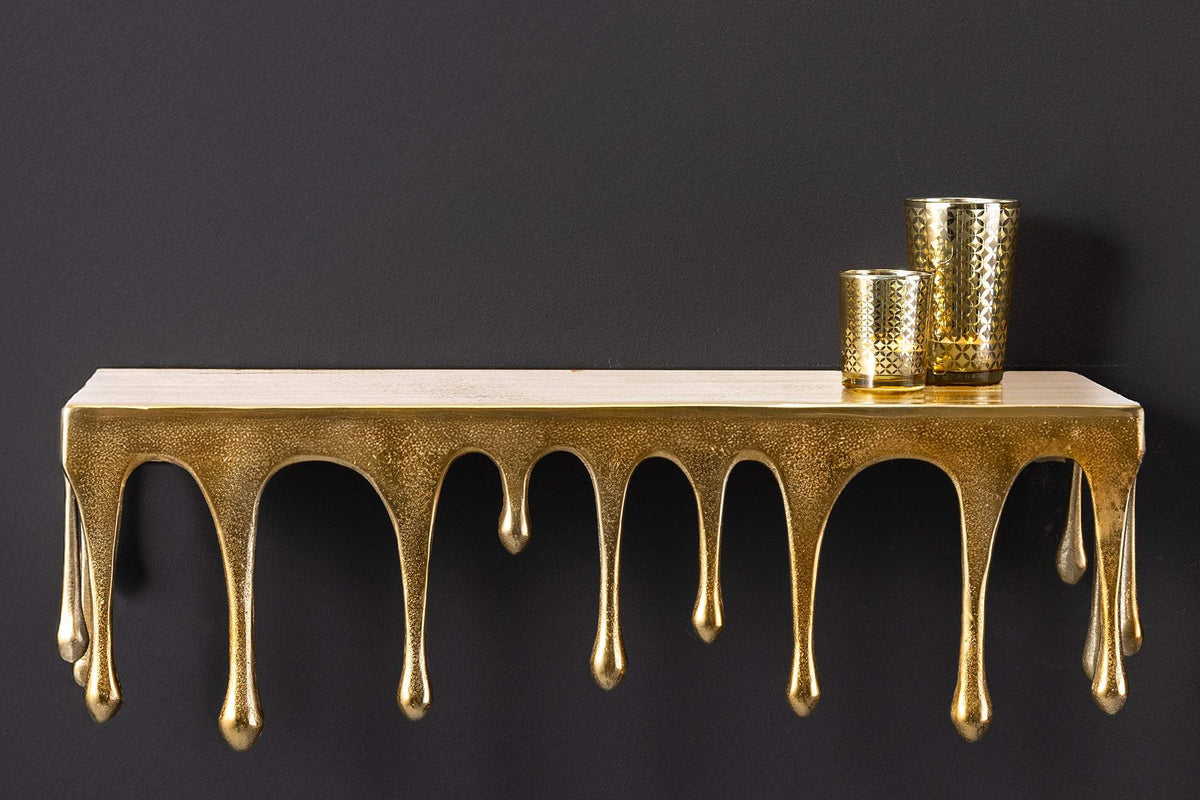 LIQUID LINE arany alumínium falipolc