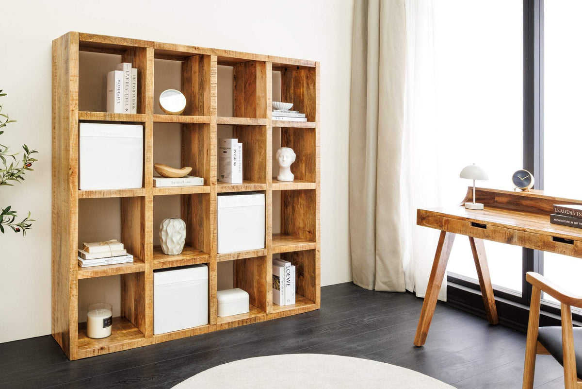 IRON CRAFT barna mangófa polc