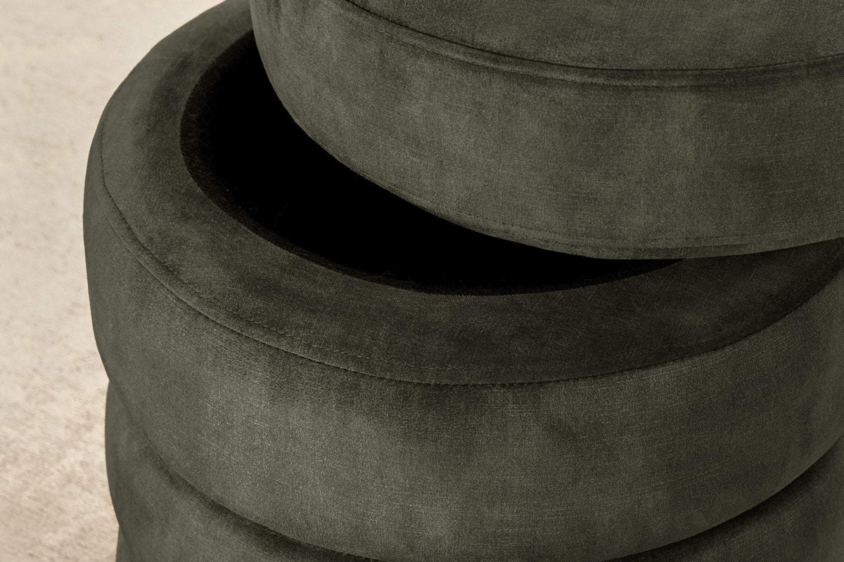 VOQUE zöld bársony lábtartó