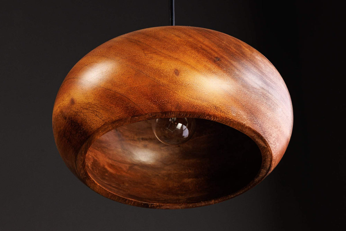 ALVA barna akácfa függőlámpa