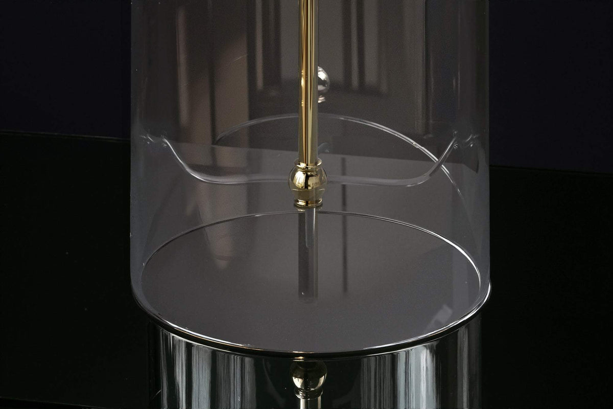 CLASSICO arany üveg asztali lámpa 50 cm