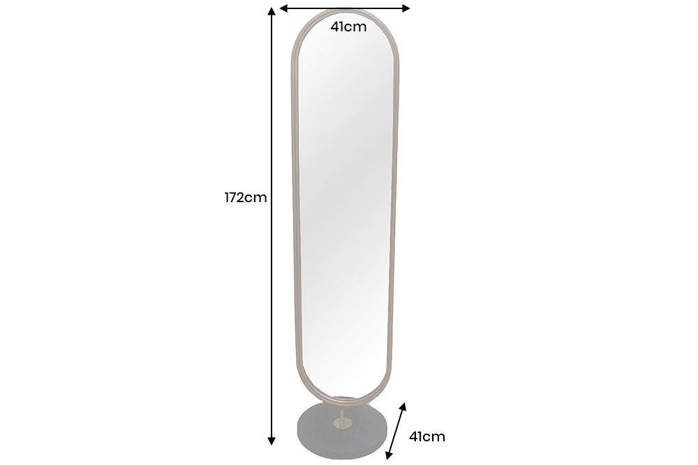 PORTRAIT arany tükör álló tükör 175 cm
