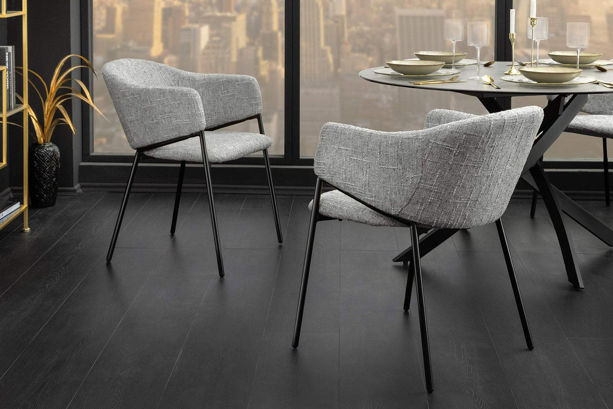 NOBLESSE szürke szövet szék