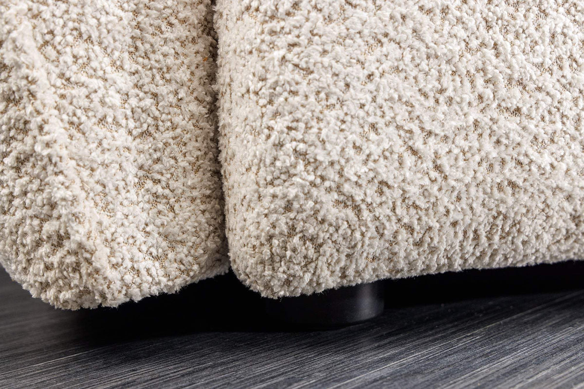 ROYAL XL bézs buklé kanapé