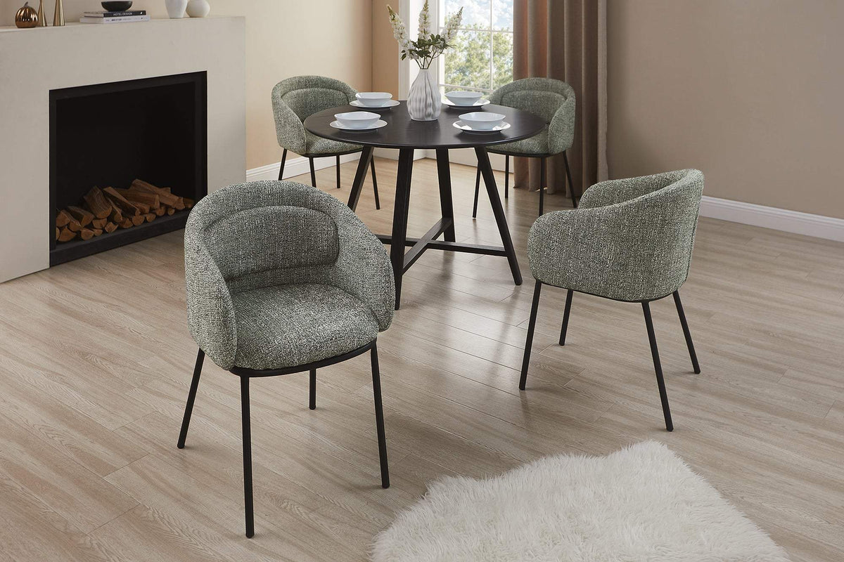 FLORENZ zöld szövet szék