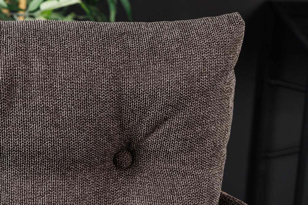 BIG GEORGE taupe szövet bárszék