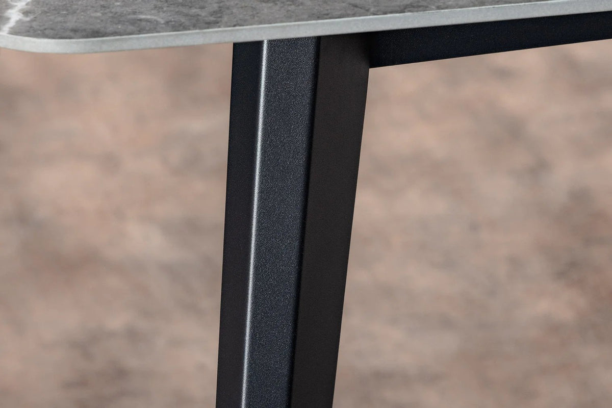 MILANO fekete kerámia asztal 180cm