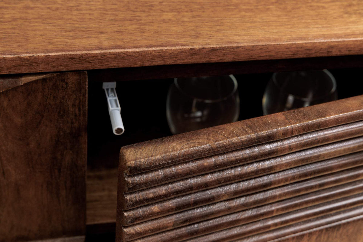 TV ART DECO barna mangófa tv szekrény 200 cm