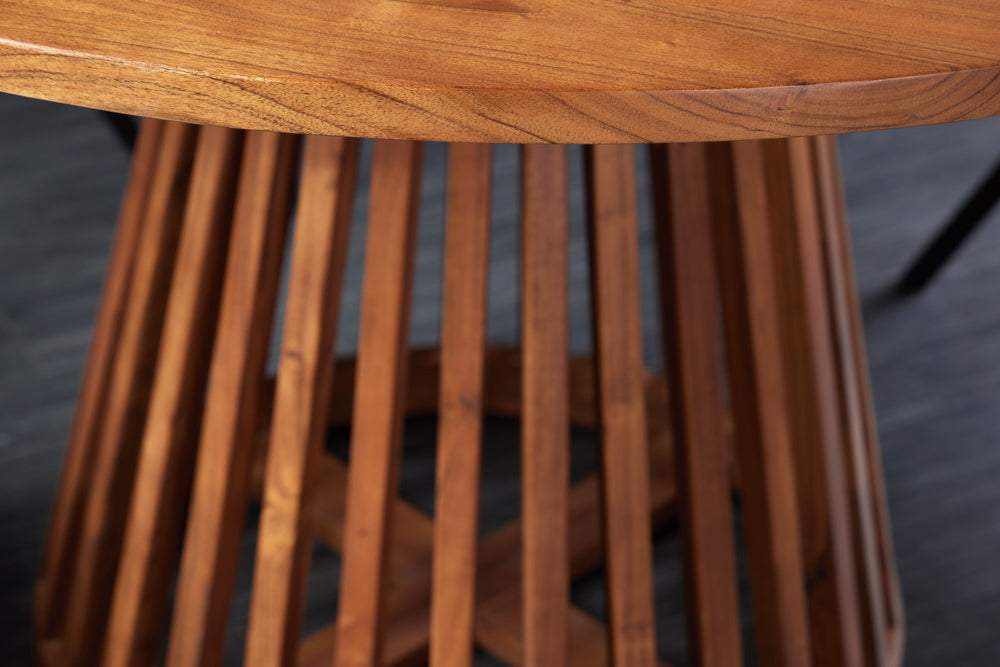 MAISON JADE barna akácfa étkezőasztal 120 cm