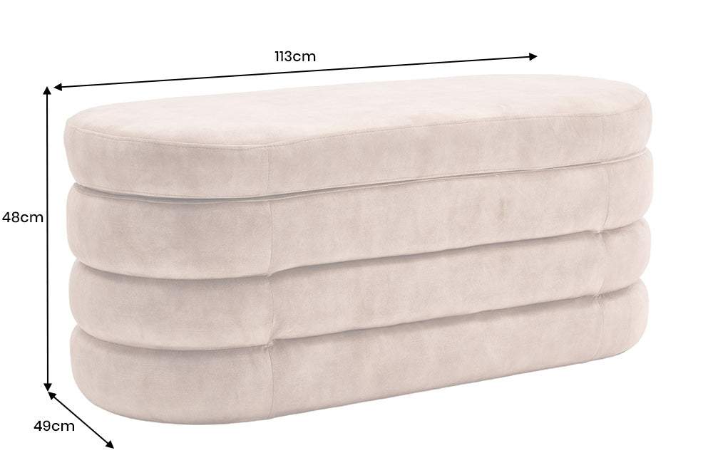 VOQUE barna bársony ülőpad