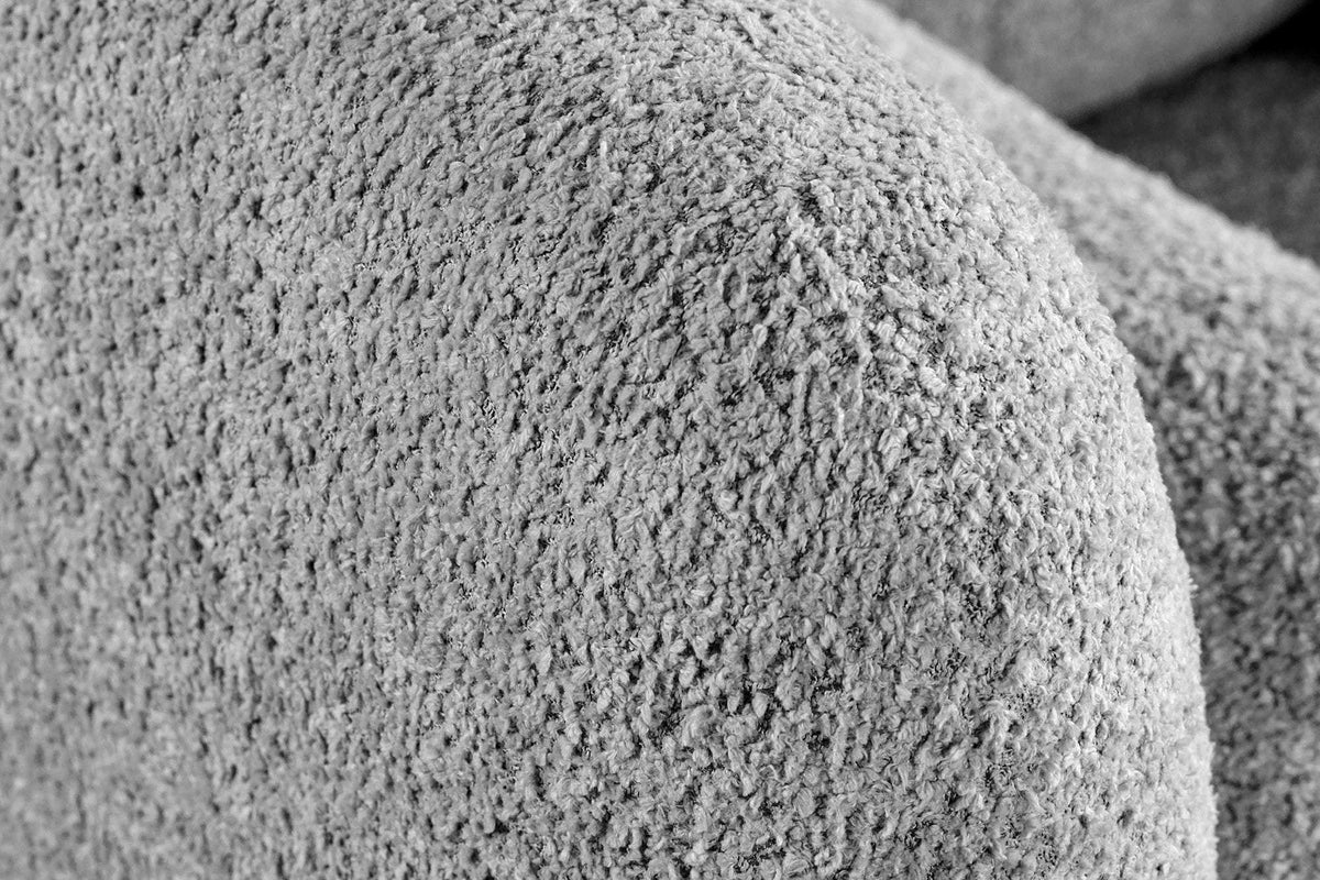 ART DECO szürke buklé kanapé