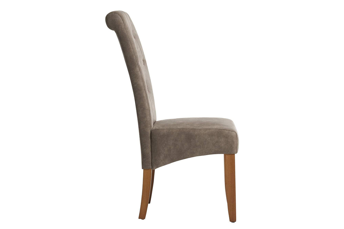 CASA taupe mikroszálas szék