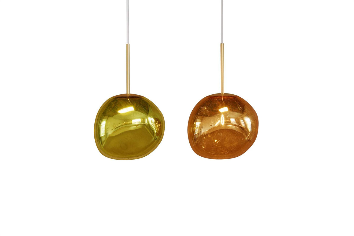 LIQUID DIAMOND arany üveg függőlámpa 20 cm