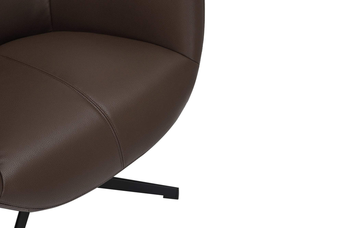 VOGUE barna műbőr fotel