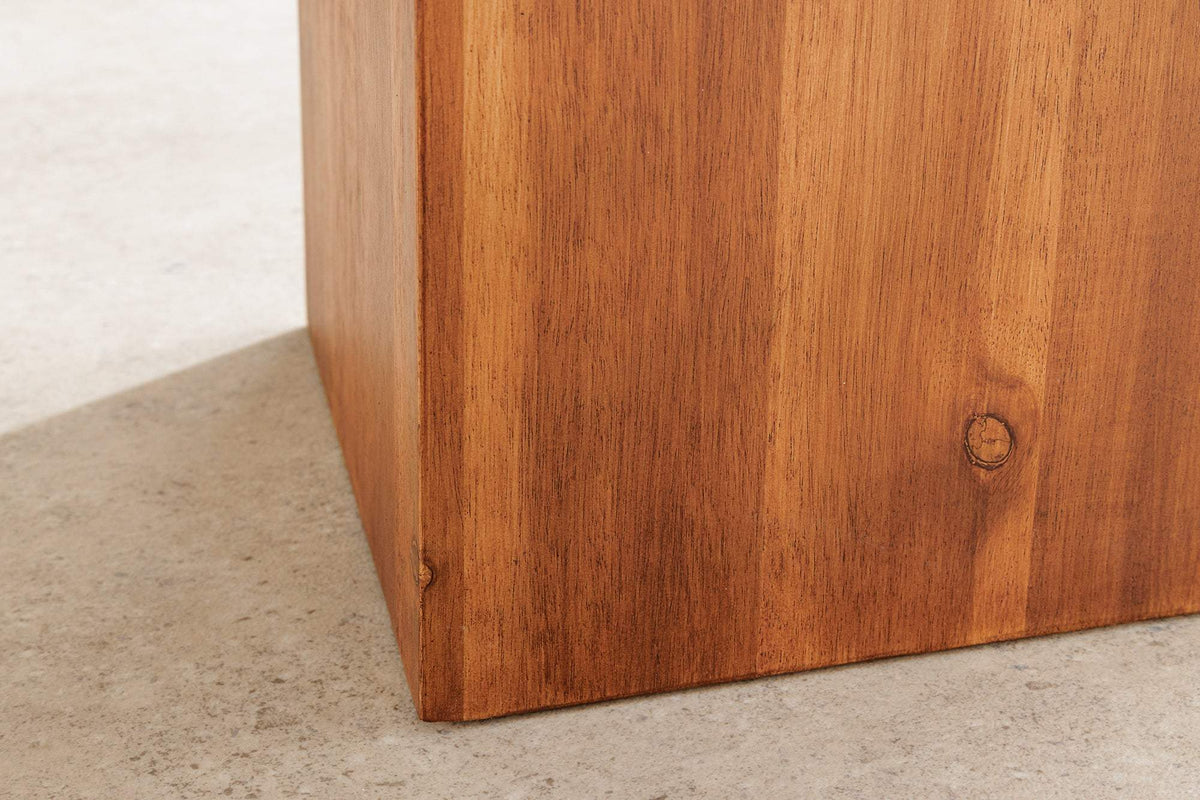 COLUMNA barna akácfa lerakóasztal 75 cm