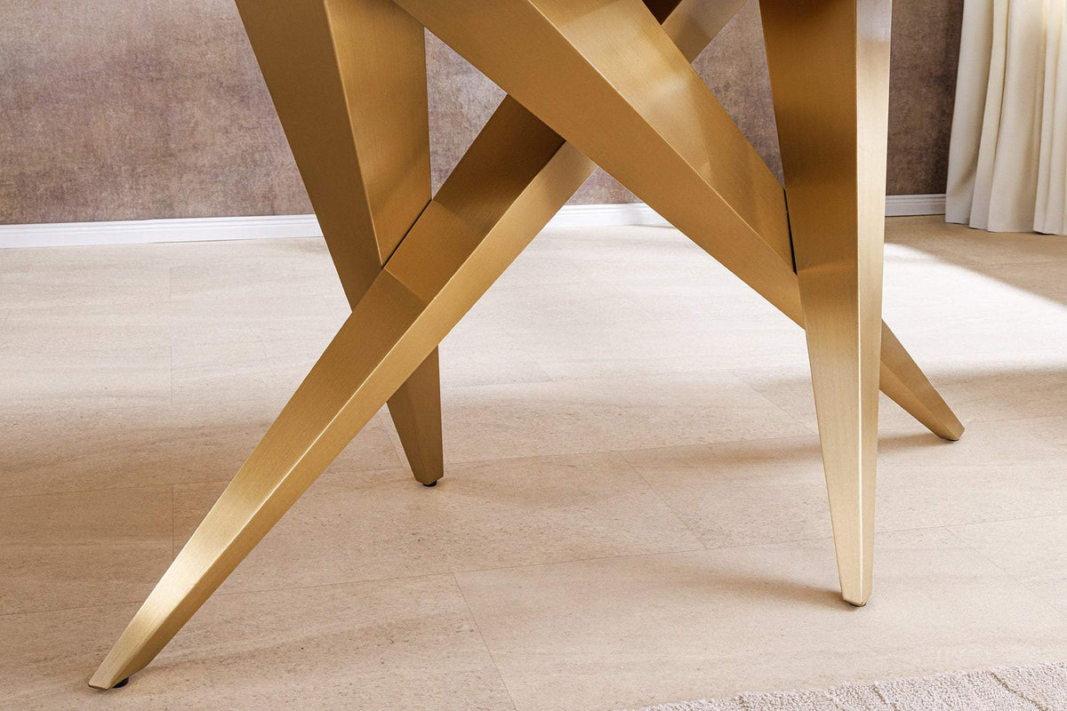 ART LIVING fehér kerámia étkezőasztal 200 cm