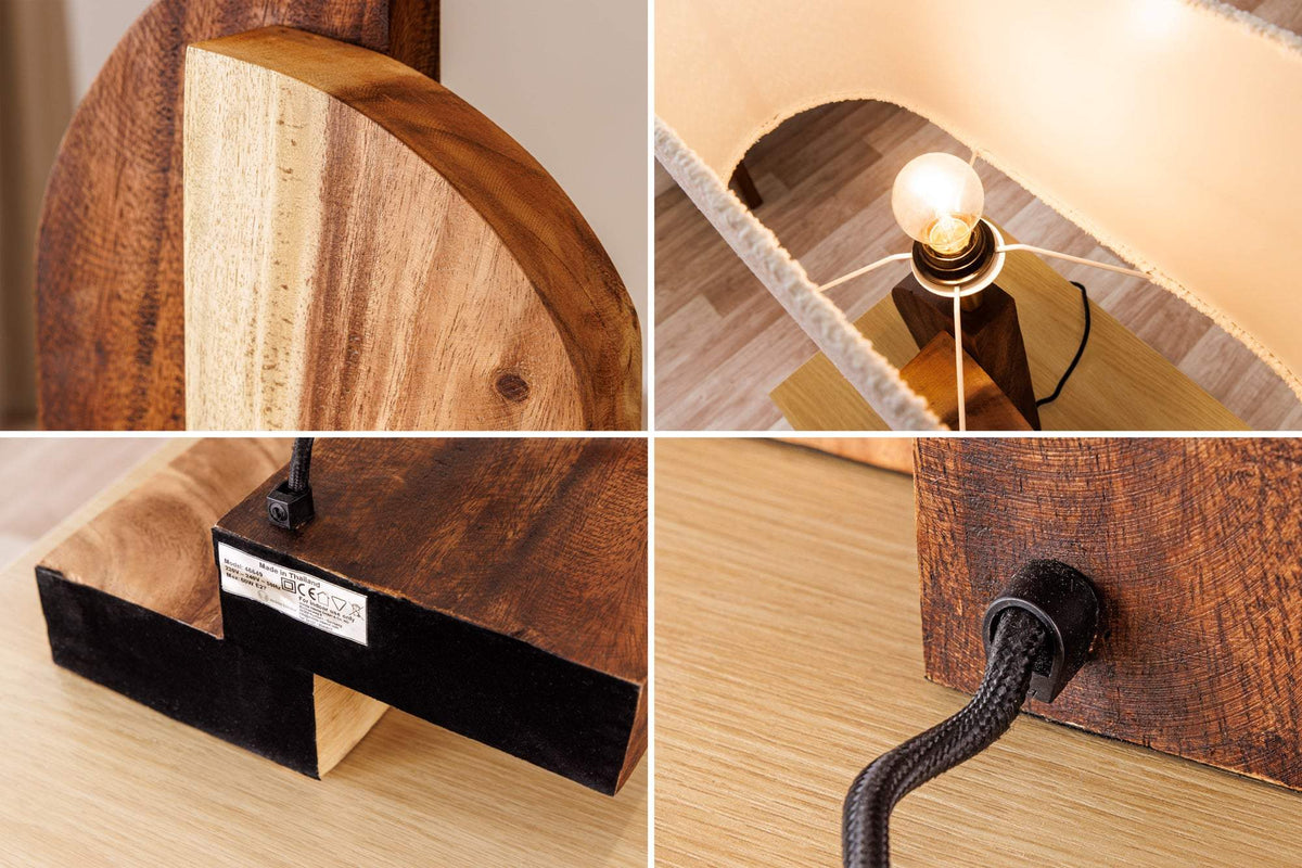 LOVERS barna fa asztali lámpa