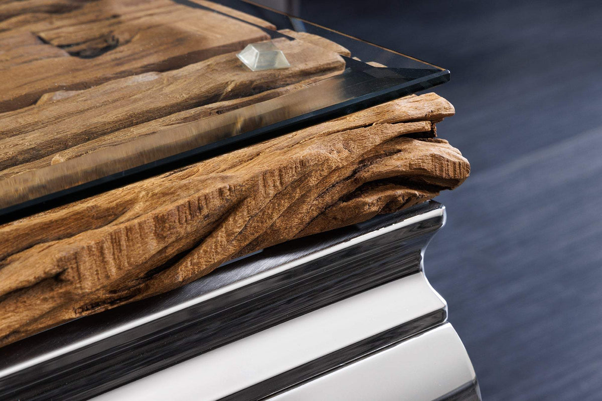 BARRACUDA barna tikfa asztallap