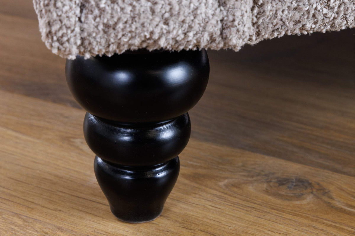 MAISON BELLE AFFAIRE szürkésbarna buklé kanapéágy