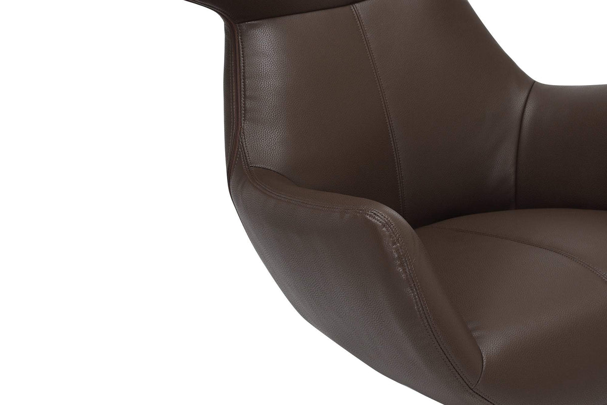 VOGUE barna műbőr fotel