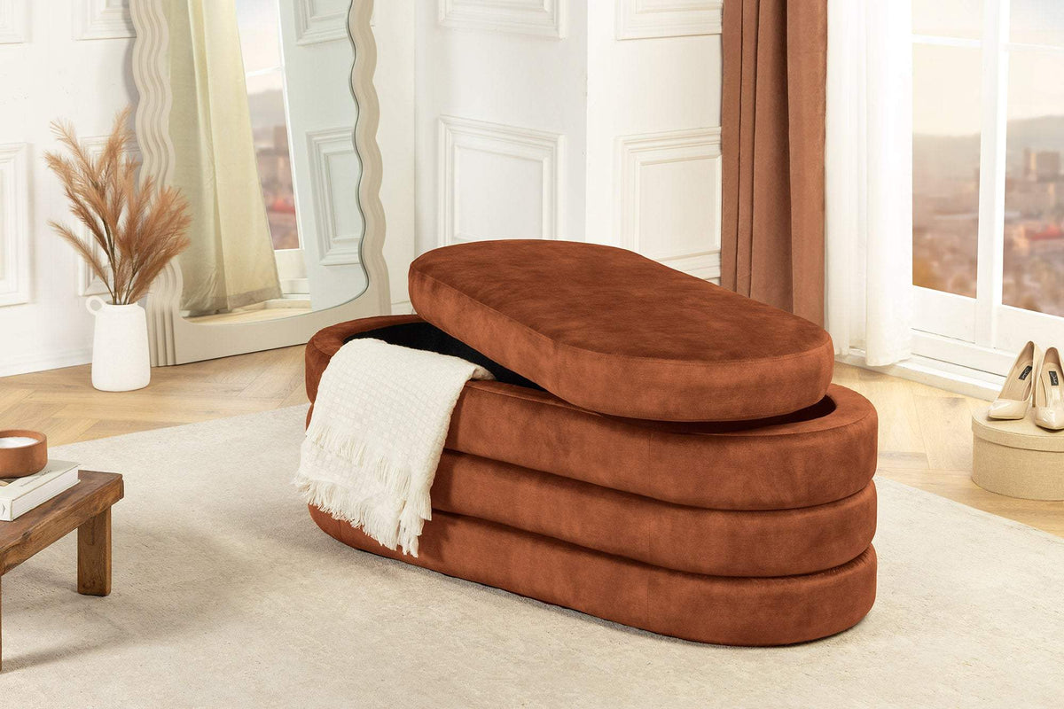 VOQUE barna bársony ülőpad