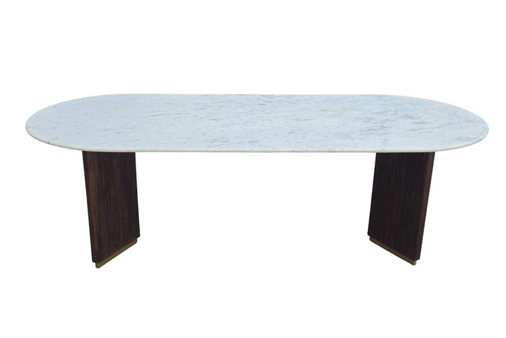 GATSBY fehér márvány étkezőasztal 240 cm