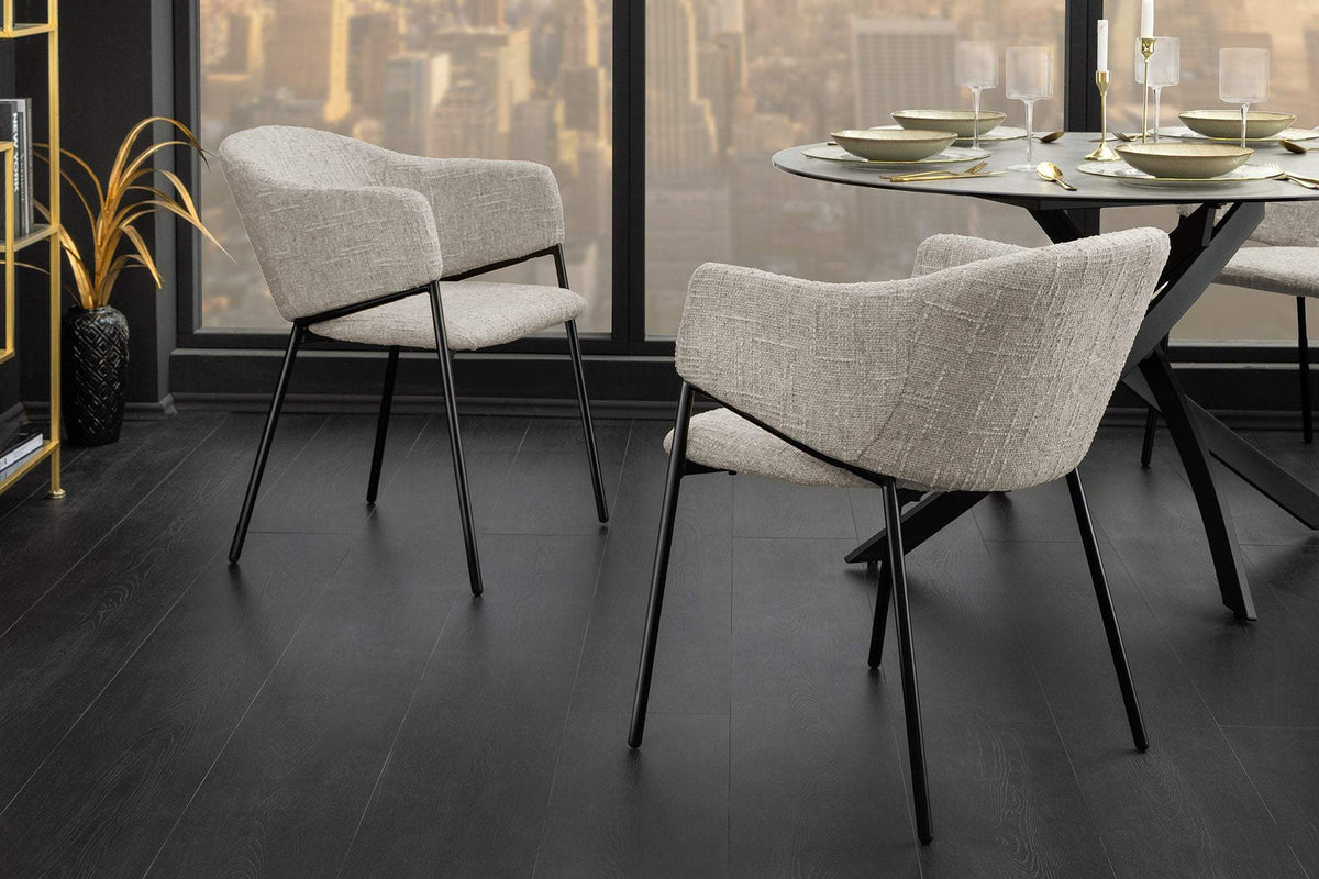 NOBLESSE bézs szövet szék