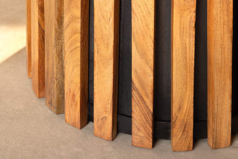 VALHALLA barna akácfa dohányzóasztal