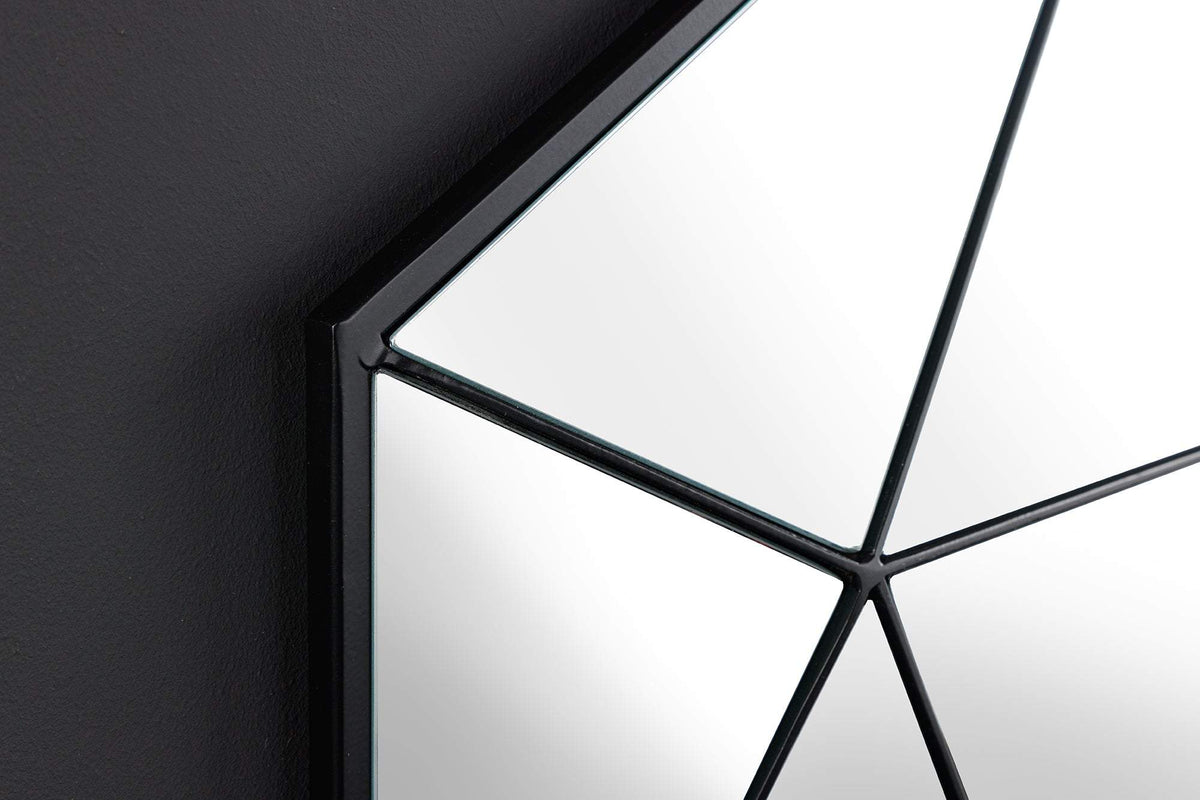 DIAMOND fekete üveg falitükör