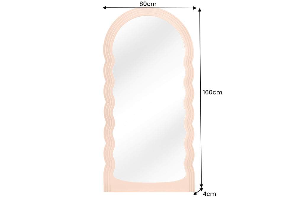 WAVE narancssárga tükör falitükör