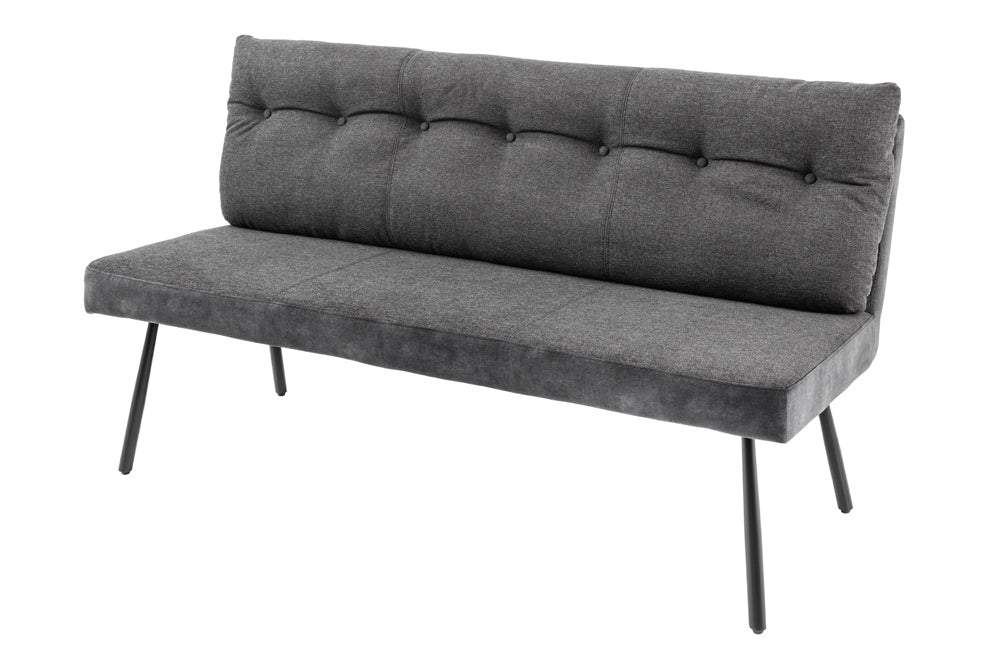 BIG GEORGE fekete szövet ülőpad