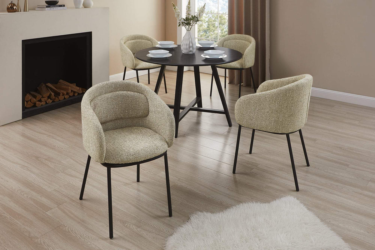 FLORENZ bézs szövet szék