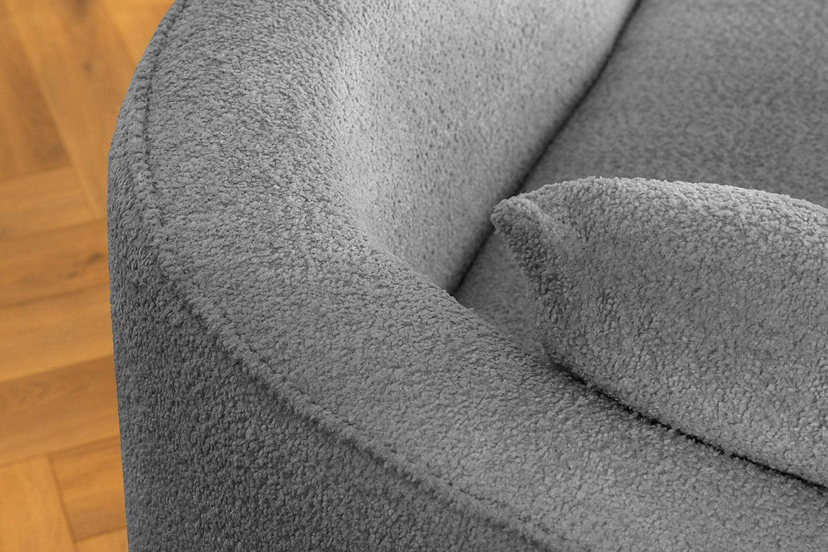 ATELIER L XXL szürke buklé kanapé