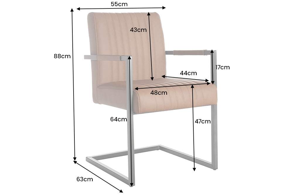 BIG ASTON sötétbarna bőr szék