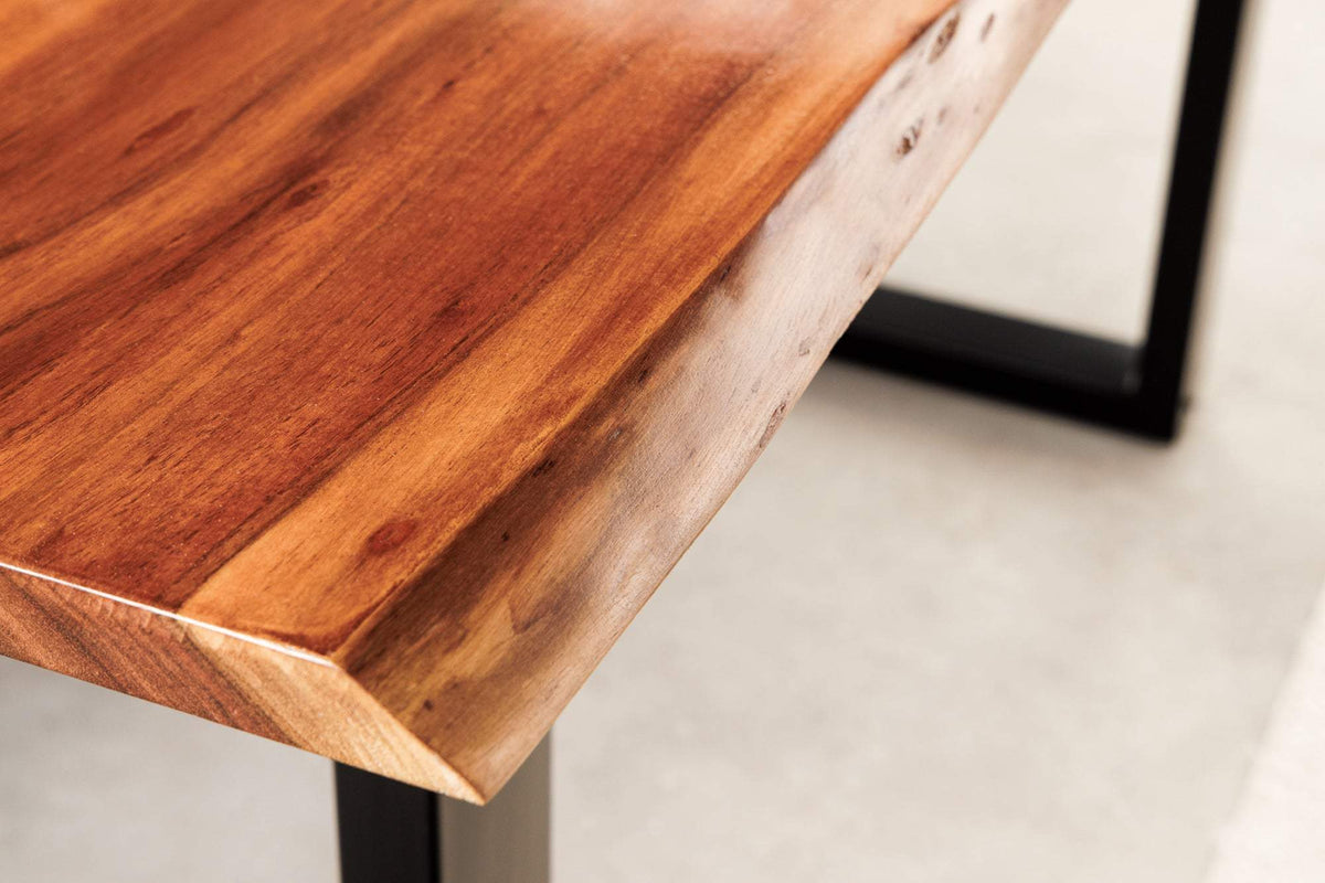 LIQUID kék akácfa étkezőasztal 160 cm