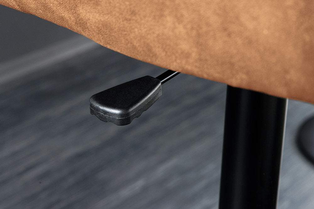 BIG GEORGE barna bőr bárszék