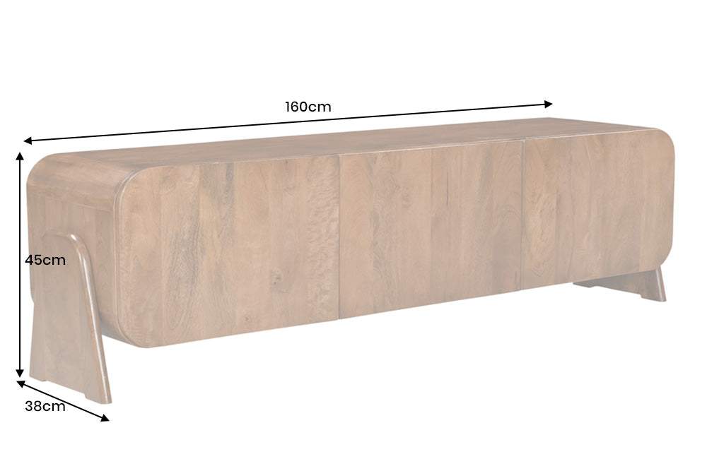 BRASIL barna mangófa tv szekrény