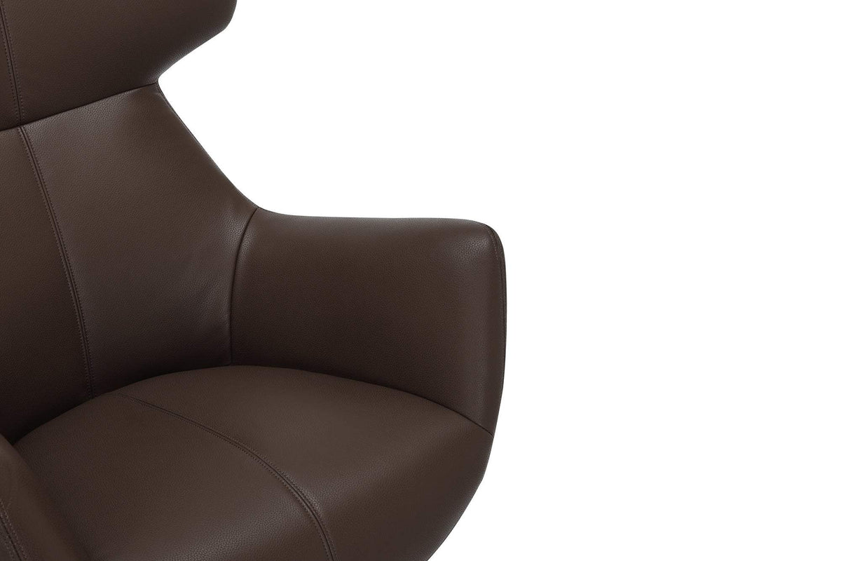 VOGUE barna műbőr fotel