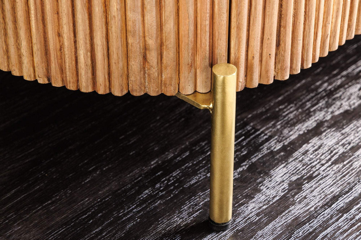 TRES CHIC fehér márvány komód 70 cm