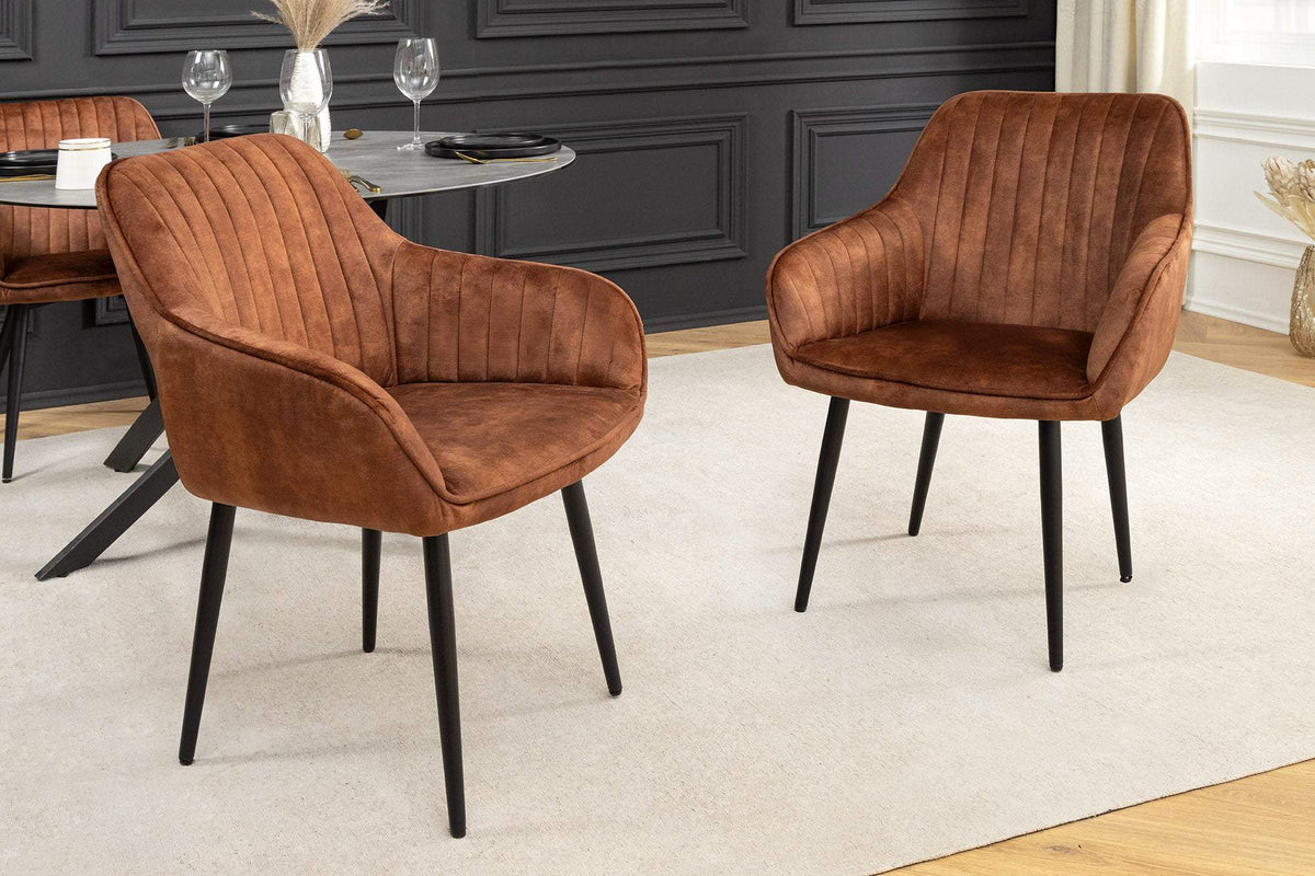 TURIN barna bársony szék