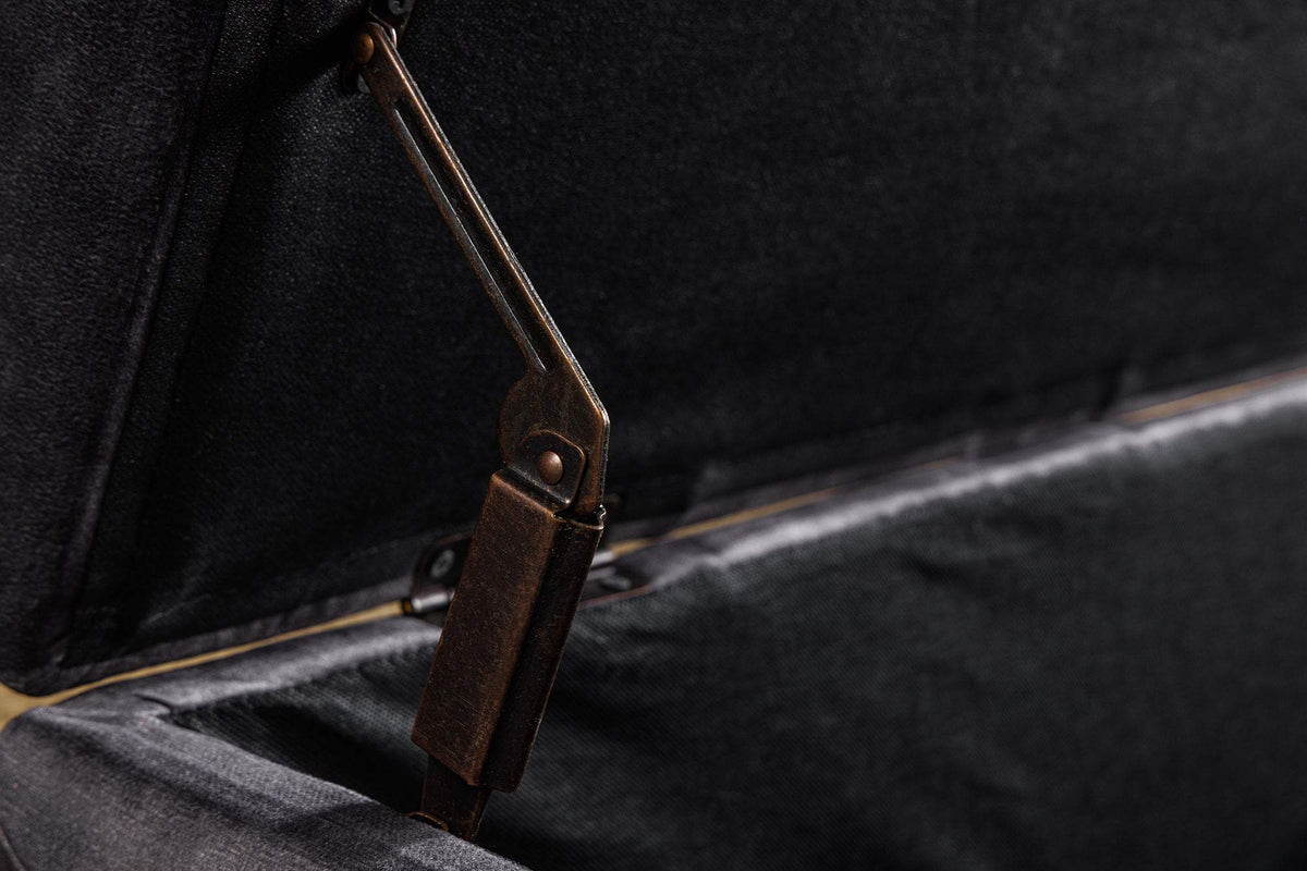 EXTRAVAGANCIA antik szürke mikroszálas ülőpad 140cm