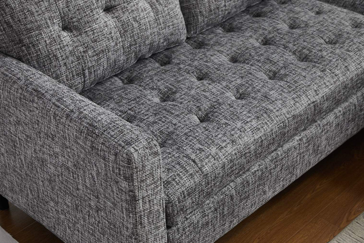STOCKHOLM szürke szövet sarokkanapé