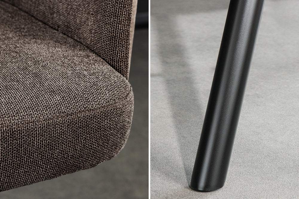 BIG GEORGE taupe szövet bárszék