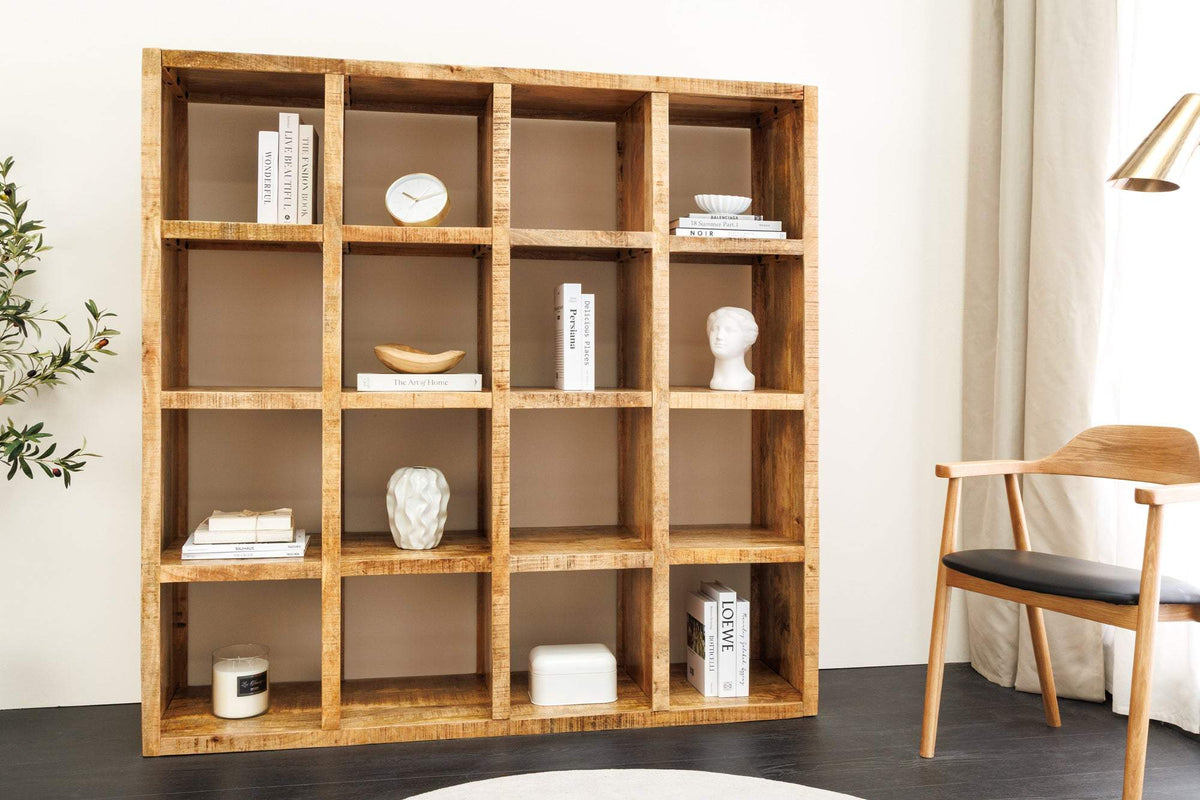 IRON CRAFT barna mangófa polc