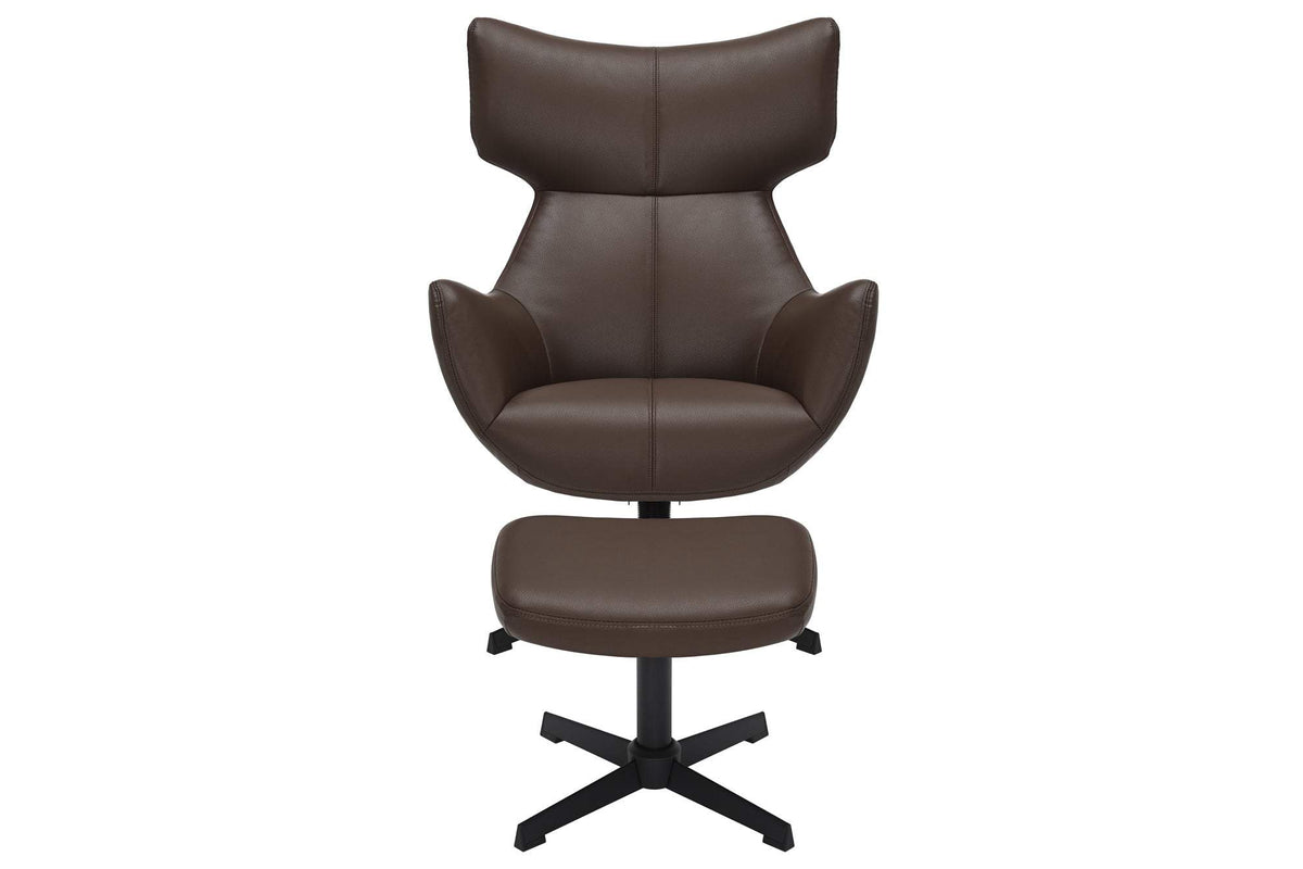 VOGUE barna műbőr fotel