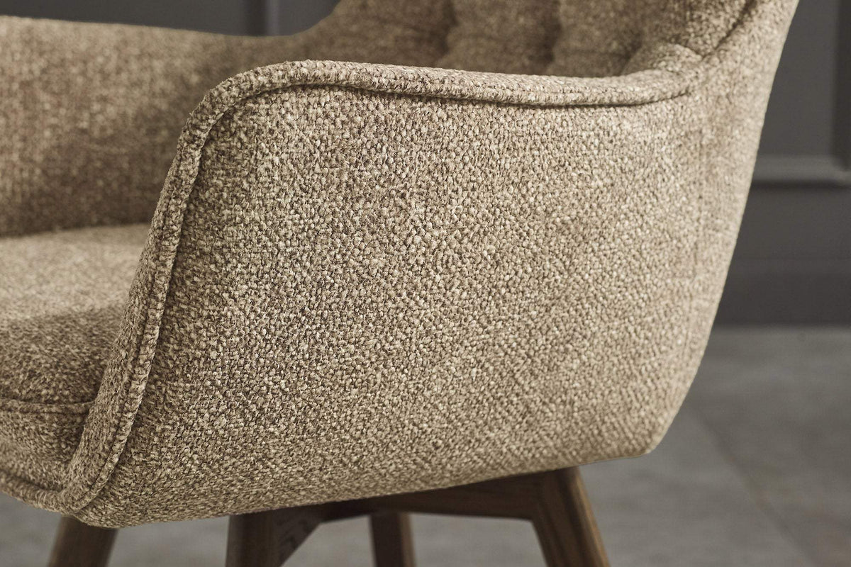 THOR taupe szövet forgószék